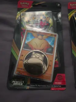 Pokemon Mega Evolution Perfect Order Checklane Blister 2 Pack Bundle - Makuhita - Image 2