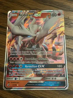 Pokemon Reshiram GX 11/70 Dragon Majesty Ultra Rare Holo - NM - Image 1