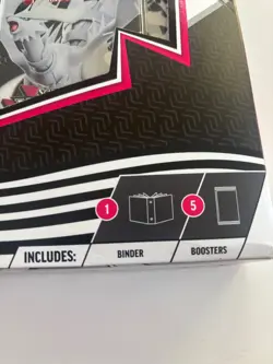 Pokemon Scarlet And Violet White Flare Binder Collection New Factory Sealed - Image 3