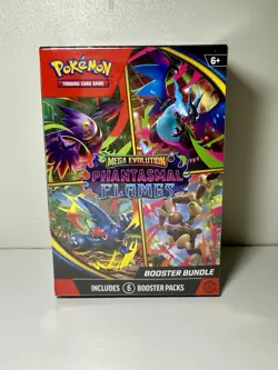 1x Pokemon TCG Phantasmal Flames Booster Bundle Factory Sealed - Image 1