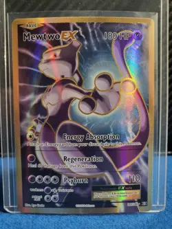Pokemon TCG Mewtwo EX (Full Art) 103/108 Evolutions Holo - Image 1