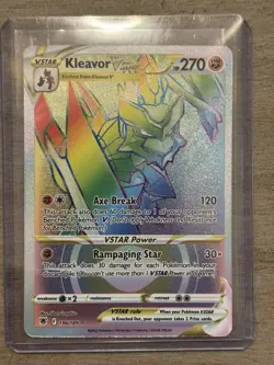 Pokemon - Kleavor VSTAR - 196/189 - SWSH Astral Radiance - Secret Rare Rainbow - Image 5