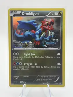 Druddigon 17/20 Stamped Holo - 2012 Pokemon B&W Dragon Vault (Stamp) - NM - Image 1