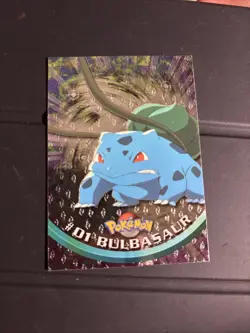 BULBASAUR 2000 TOPPS CHROME POKEMON TV ANIMATION EDITION #01 Q1048 - Image 1