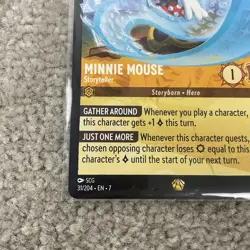Disney Lorcana TCG Minnie Mouse Storyteller Legendary 31/204 Non-Foil Collectibl - Image 4