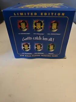 Pokemon 23k Gold Plated Trading Card Pikachu New In Box - Image 4