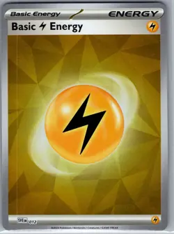 Basic Lightning Energy - 012 Holo SVE: Scarlet & Violet - Pokemon Card - NM - Image 1