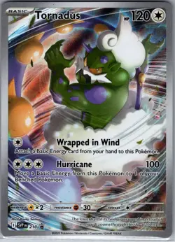 Tornadus SVP 210 SV: Scarlet & Violet Promo Cards - Pokemon Card - NM - Image 1