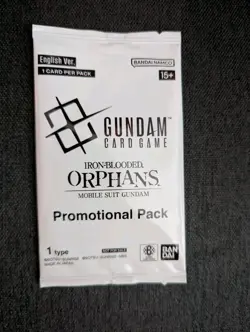 Gundam Card Game Iron Blooded Orphans Urdr Hunt movie promo pack EX base w/ Deck - Image 1