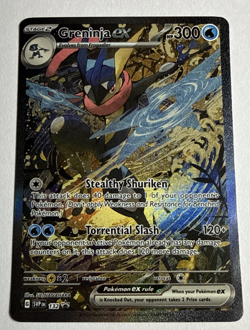 Greninja ex 132 SVP Black Star Promo EX Full Art Pokemon Card - Image 1