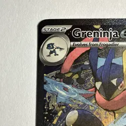 Greninja ex 132 SVP Black Star Promo EX Full Art Pokemon Card - Image 2