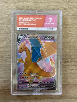 Charizard, Pokemon Card, 2020, Black Star Promo SWSW050, ACE GRADED 7 - Image 1