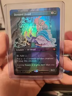 Devoted Druid Borderless Special Guests Foil MTG Lorwyn Eclipsed - Image 1