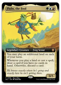 Flubs, the Fool (Extended Art) #356 (NM) Buy-A-Box Promos BABP Magic MTG - Image 1