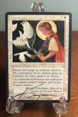 MTG Swords To Plowshares Signed Kaja Foglio Artist Proof Spanish Ice Age AP - Image 1