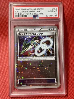 Pokemon Card PSA10 Rayquaza Soul Link Mirror 136/171 Xy #M101 - Image 2