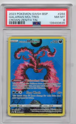 2023 Pokemon - Galarian Moltres SWSH284 SWSH: Sword & Shield Promo - PSA 8 - Image 3