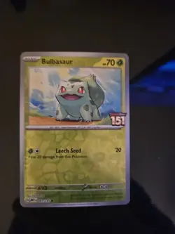 Bulbasaur 001/165 - Pokemon MEW-EN 151 - Best Buy Stamped Promo SEALED - Image 3