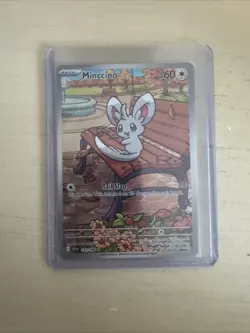 Pokemon TCG Minccino 152/086 Illustration Rare Black Bolt - Image 1
