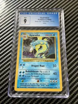 Pokemon Gyarados TCG 6/102 Base Set Holo Unlimited Vintage Rare WOTC - Image 2
