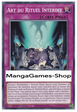 Yu-Gi-Oh ! Art du Rituel Interdit BPRO-FR077 Commune en Francais - Image 1