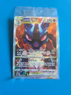 Sealed Pokemon TCG Lucario VSTAR SWSH291 Black Star Promo Crown Zenith NM - Image 1
