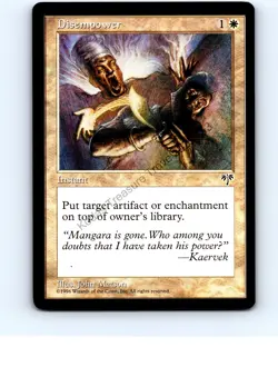 Disempower White Common Mirage MTG NP Near Mint or Better - Image 1