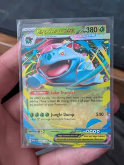 Pokemon TCG Mega Evolution Mega Venusaur EX Card 003/132 Double Rare Pack Fresh - Image 3