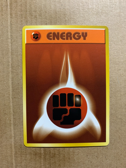 Japanese Fighting Energy - Base Set - Common Pokemon Card - NM/Mint - Image 1