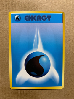 Japanese Water Energy - Base Set - Common Pokemon Card - NM/Mint - Image 1