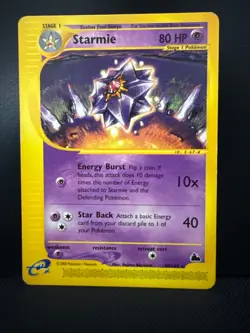 Starmie Rare Pokemon Card Skyridge 30/144 LP - Image 1