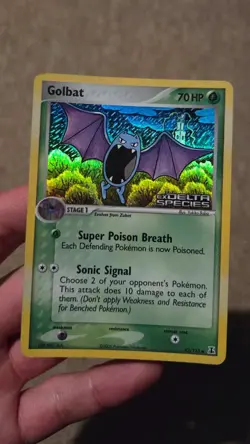 Pokemon Card - Golbat Delta Species 43/113 Uncommon Reverse Holo Stamped - Image 1