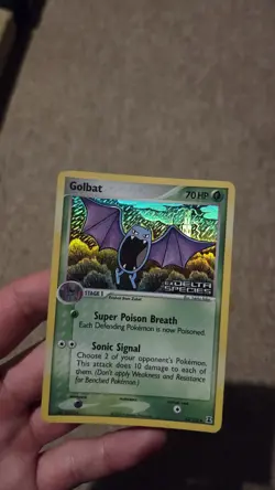 Pokemon Card - Golbat Delta Species 43/113 Uncommon Reverse Holo Stamped - Image 2