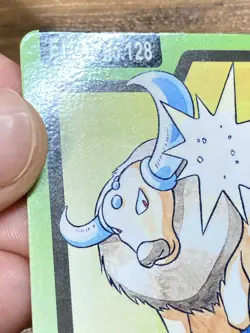 Pokemon Carddass Card Tauros File No.128 Bandai Pocket Monsters 1997 Japan - Image 3