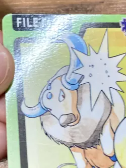 Pokemon Carddass Card Tauros File No.128 Bandai Pocket Monsters 1997 Japan - Image 4