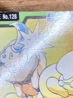 Pokemon Carddass Card Tauros File No.128 Bandai Pocket Monsters 1997 Japan - Image 5