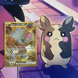 Pokemon Card | Ursaluna EX 222/167 Twilight Masquerade Bloodmoon Hyper Rare - Image 2