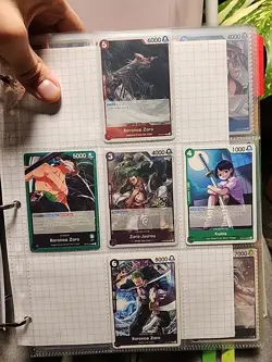 5 Cards Zoro Roronoa LOT One Piece CCG/TCG NM/M FREE SHIPPING HOLO RARE SET - Image 1