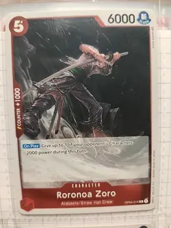 5 Cards Zoro Roronoa LOT One Piece CCG/TCG NM/M FREE SHIPPING HOLO RARE SET - Image 2