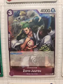 5 Cards Zoro Roronoa LOT One Piece CCG/TCG NM/M FREE SHIPPING HOLO RARE SET - Image 5