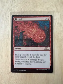 MTG Artist Proof - M30 Fireball - White Back - Mark Tedin - Image 1