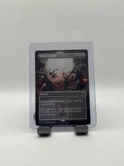 MTG, Wrath of God (Borderless) 416 NM Dominaria Remastered Regular - Image 1