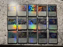 MTG TMNT 2026 COMPLETE FOIL COMMON UNCOMMON set & Lands - Image 1