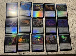 MTG TMNT 2026 COMPLETE FOIL COMMON UNCOMMON set & Lands - Image 3