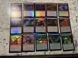 MTG TMNT 2026 COMPLETE FOIL COMMON UNCOMMON set & Lands - Image 5