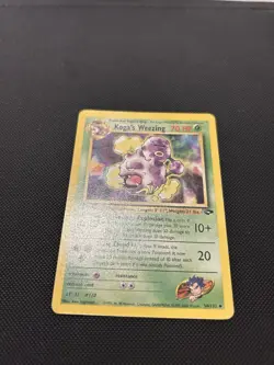 Koga’s Weezing 50/132 | Gym Challenge | Non Holo Pokemon Card HP - Image 2