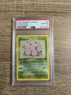 1999 Pokemon Jungle #52/64 Exeggcute 1st Edition PSA 10 Gem Mint - Image 1