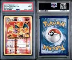 PSA 9 New Cert 🔥🔥 Pokemon XY Evolutions 2016 #11 Charizard-Rev.Foil - Image 3