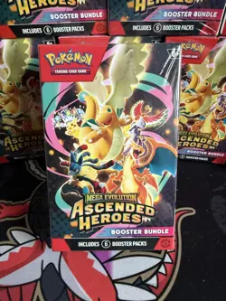 Pokemon TCG: Mega Evolution-Ascended Heroes Booster Bundle (6 Packs) - Image 2