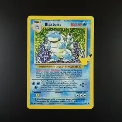 Blastoise 2/102 Pokemon Celebrations Classic Collection Holo Card - Image 1